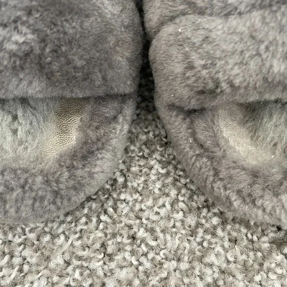 Ugg Fluff Yeah Slide Sandal Slipper Women 7 Gray Slingback Cozy Lounge Casual - Picture 4 of 7